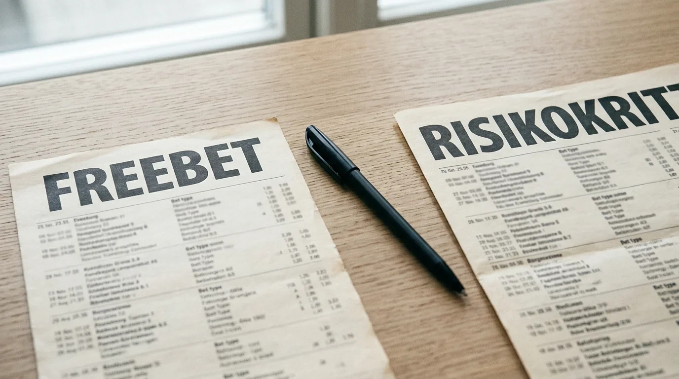 Sammenligning af freebet og risikofrit væddemål med regneeksempel